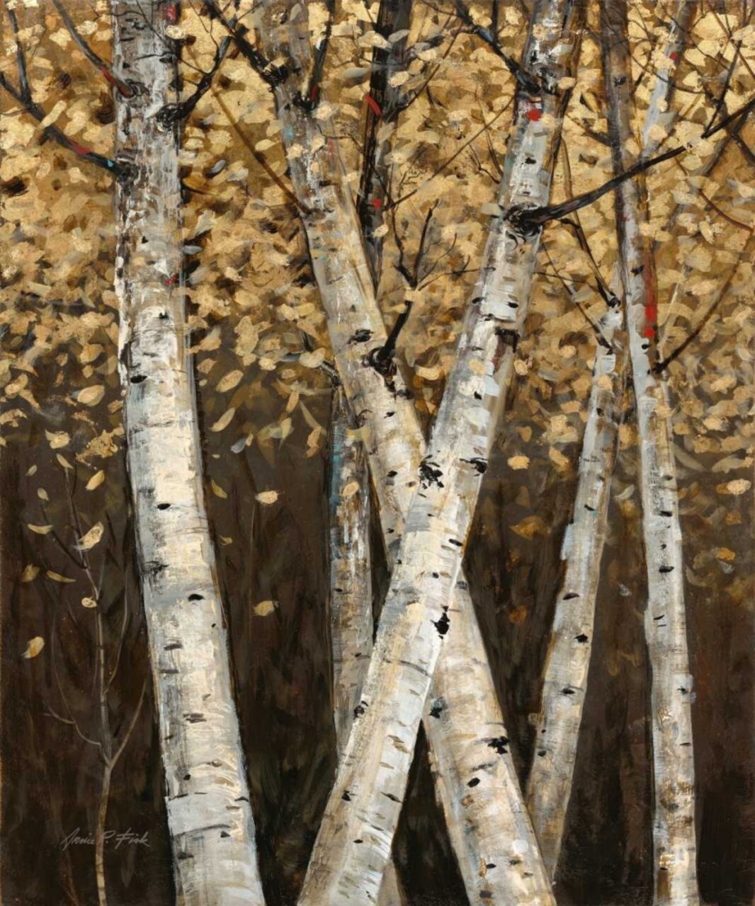 Shimmering Birches 1 Poster Print by Arnie Fisk - Item # VARPDX011FIS1121